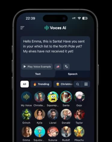 Voices AI kändisröstbytare
