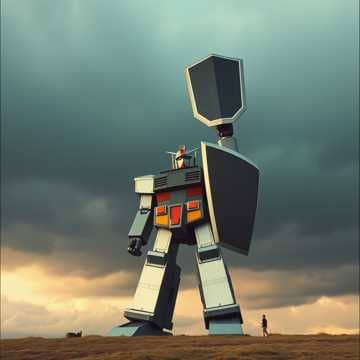 Die fünf mutigen Power Rangers und der Megazord