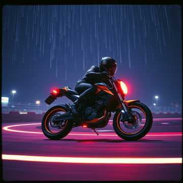 Pitbike in Fuga