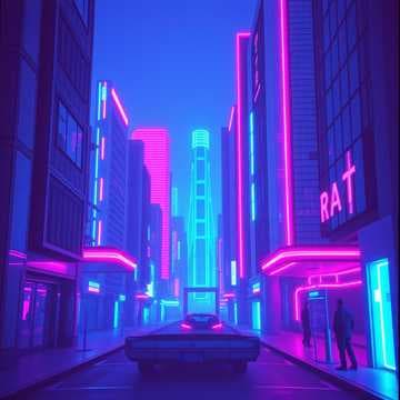 Neon Skies