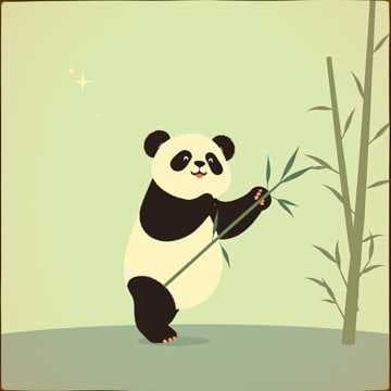 Panda Kecil Ceria