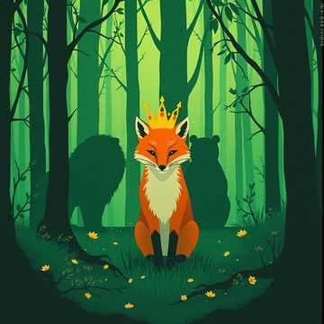 The lion and the bear inside of a fox’s belly 