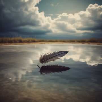 Reflets dans la glace