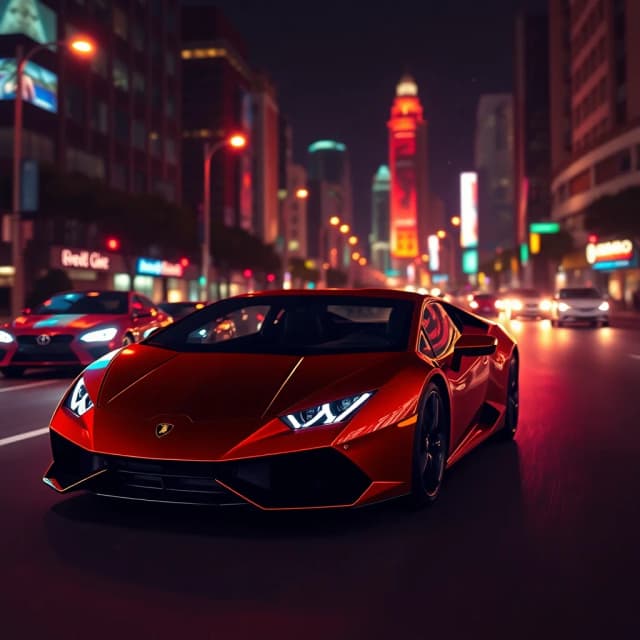 Cruising in my Lamborghini Huracan