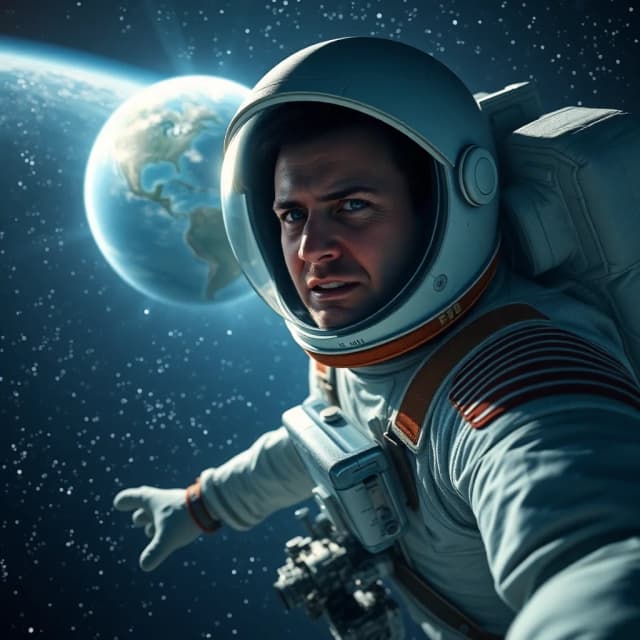 Falling from space 