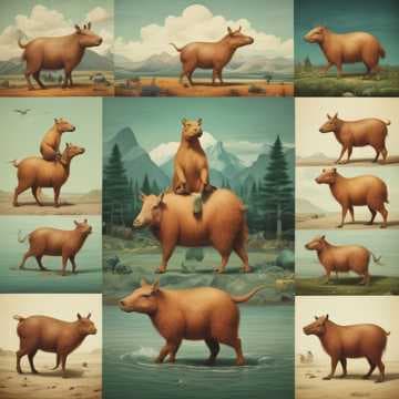 Capybara to the moon