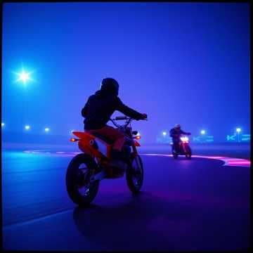 Pitbike in Fuga