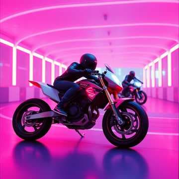 Pitbike in Fuga