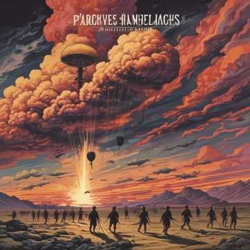 Parachutes of Many Troops