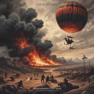 Parachutes of Many Troops