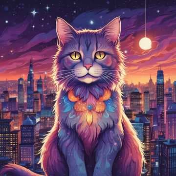 Glitzy Cat