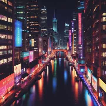 City Lights Glow