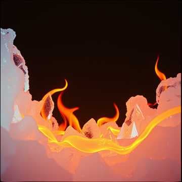 Fuego & Hielo. Autor Angel A. McLeod V. ©™®