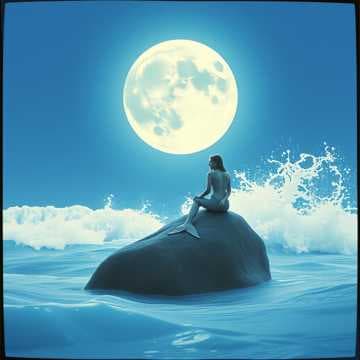Moonlit Mermaids and Lines