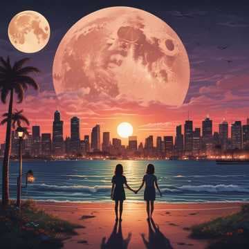 Summer Night Moonlight