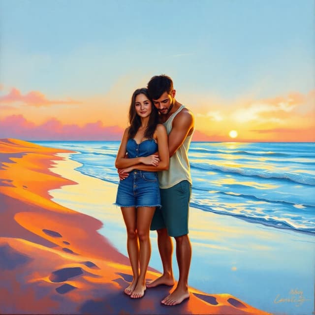 Louisa am Strand