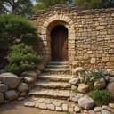 Иске ташлар зиратта