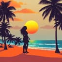 Amiga en Puerto Rico