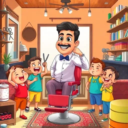 أحمد الحلّاق محبوب الأولاد