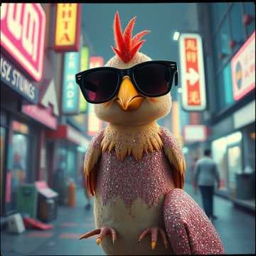 She’s a dirty birdie