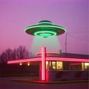 Alien Lights in the Night