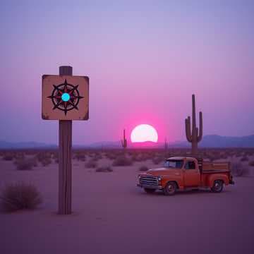 Blue‑Eyed Arizona Sunset