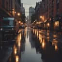 Cœur Déchiré Sous Pluie