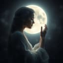 Mujere & Luna. Autor: A.A.Mc.V