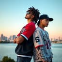 From bottom Pat, forever a song friendship 