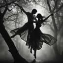 En la sombra, danzan sombras, Autor: A.A.Mc.V