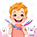 Zähneputzen fröhlich 1