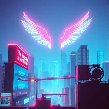 Ali di Neon nella Città