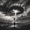 Parachutes of Many Troops