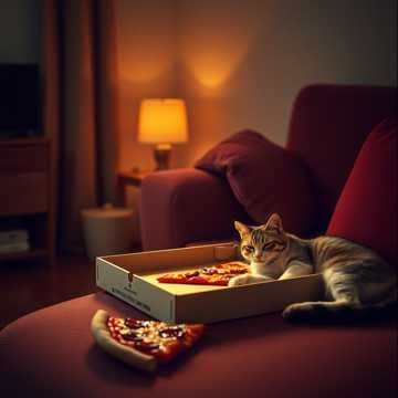 Sleeping Beauty's Pizza Night