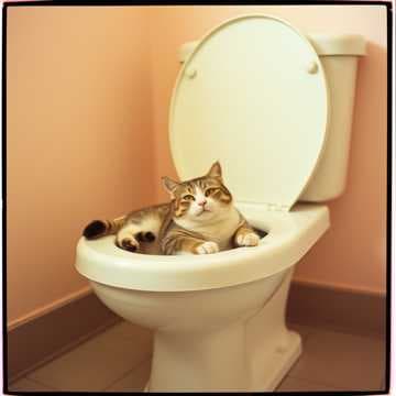 You never pee alone 