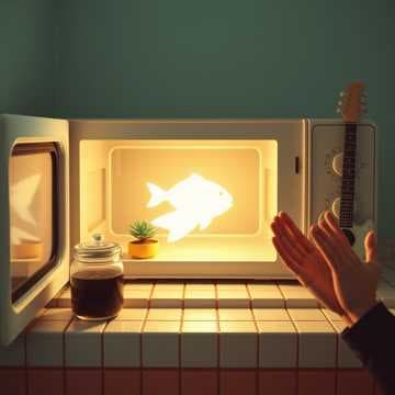 Microwave Fish at Three