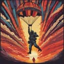 Parachutes of Many Troops