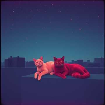 raspberry cat bosses in love