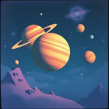 Floating in Space