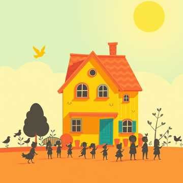 قصة بيتنا العجيبة