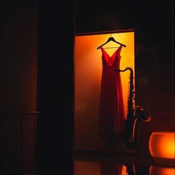 Red Dress, Closed Door