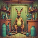 Robbie and Hayden in the Shed