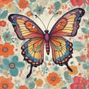 Mariposa que vuelas por la vida. Autor: A.A.Mc.V