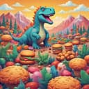 Dino Nuggie Love