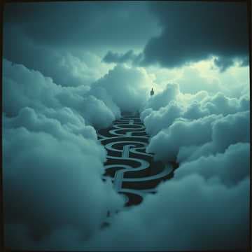 Schwarze Wolken