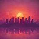 Sun Kisses Skyline Skyscraper