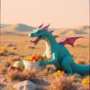 Dragon lady eat everything 