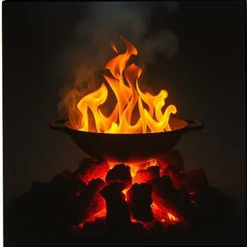 Kai der Gott am Smoker