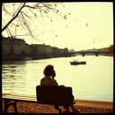 Le Banc au Bord de la Garonne