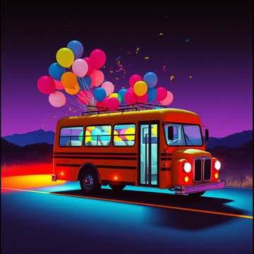 Julian’s 18 Party Bus!